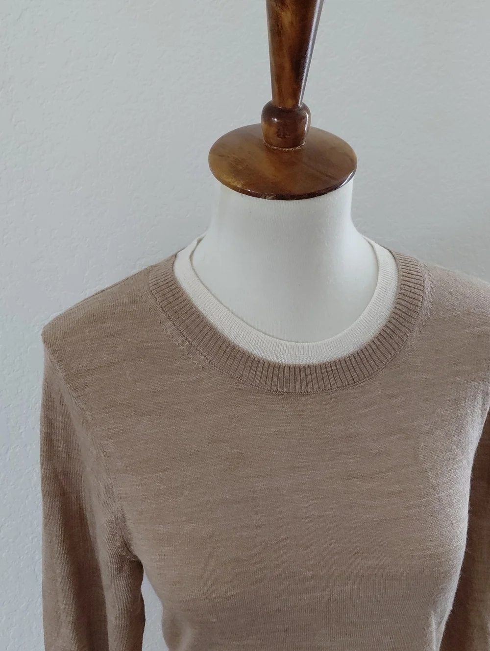 J. Crew Carolyn Layered Crewneck Sweater In Merino Wool